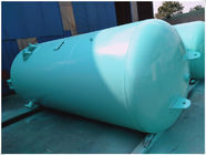 Recipiente del reactor vertical azul del tanque del depósito de aire comprimido, tanque de sujeción del compresor de aire de presión baja