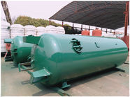 Los tanques de almacenamiento de acero galvanizados chorreo de arena horizontal del agua 300 litros - 3000 litros