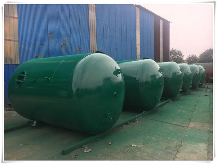 Los tanques horizontales del depósito de aire comprimido para los compresores, recipiente del reactor del acero inoxidable