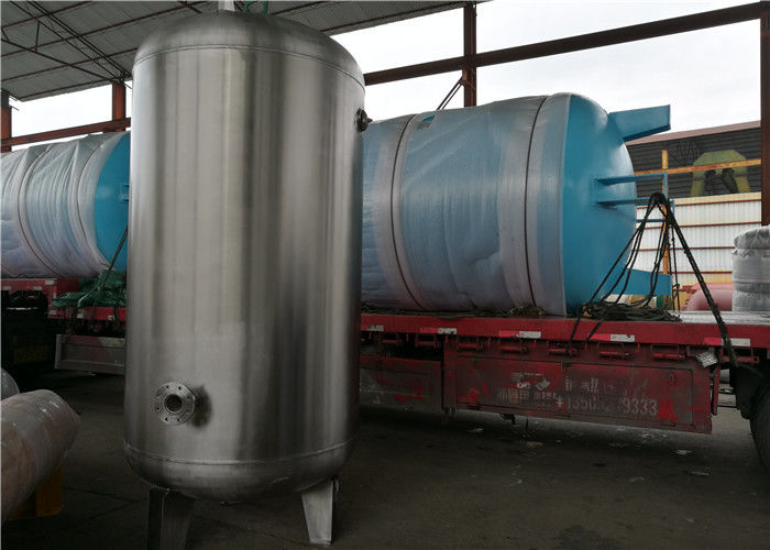 El tanque de almacenamiento vertical de encargo del aire comprimido, recipiente del reactor del acero inoxidable