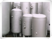 El tanque auxiliar del receptor del compresor de aire del acero inoxidable con helar el proceso de la fabricación