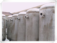 El tanque vertical en grandes cantidades del depósito de aire comprimido, el tanque neumático del depósito del aire comprimido